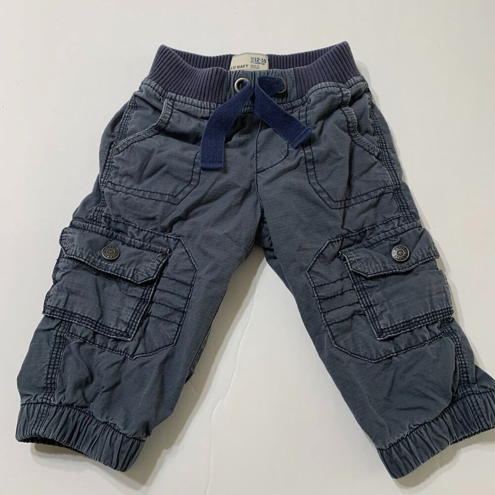 Old Navy‎ Baby 12-18 months Blue Cargo Pants